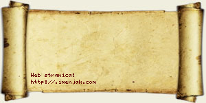 Angelina Stojiljković vizit kartica